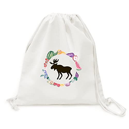 Sac en tissu pliable avec sangle grand volume pour fruits et légumes