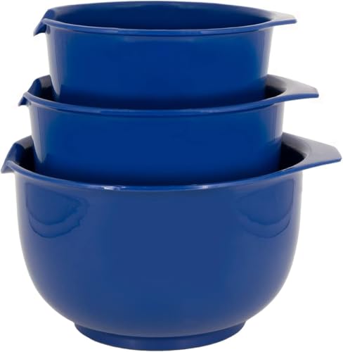 Set de 6 tazones azules Glad para mezclar 3 piezas miniatura 1