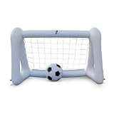 Chosertory Stabil Fussballtor mit Tor | Platzsparende Aufbewahrung, für Garten, Strand, Park, 110x52x75cm