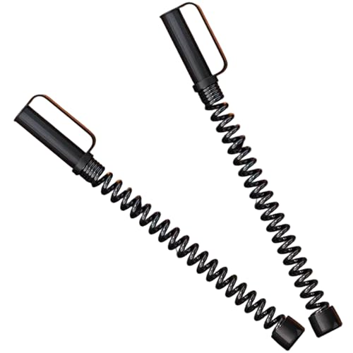 Battle Ropes, 2Pcs 18in Elastic Silent Spring Exercise Rope with Non-Slip Handle Cordless Portable Full-Body Fitness Equipment for Home, Gym, Travel Ropeless Battle Ropes Gym Rope