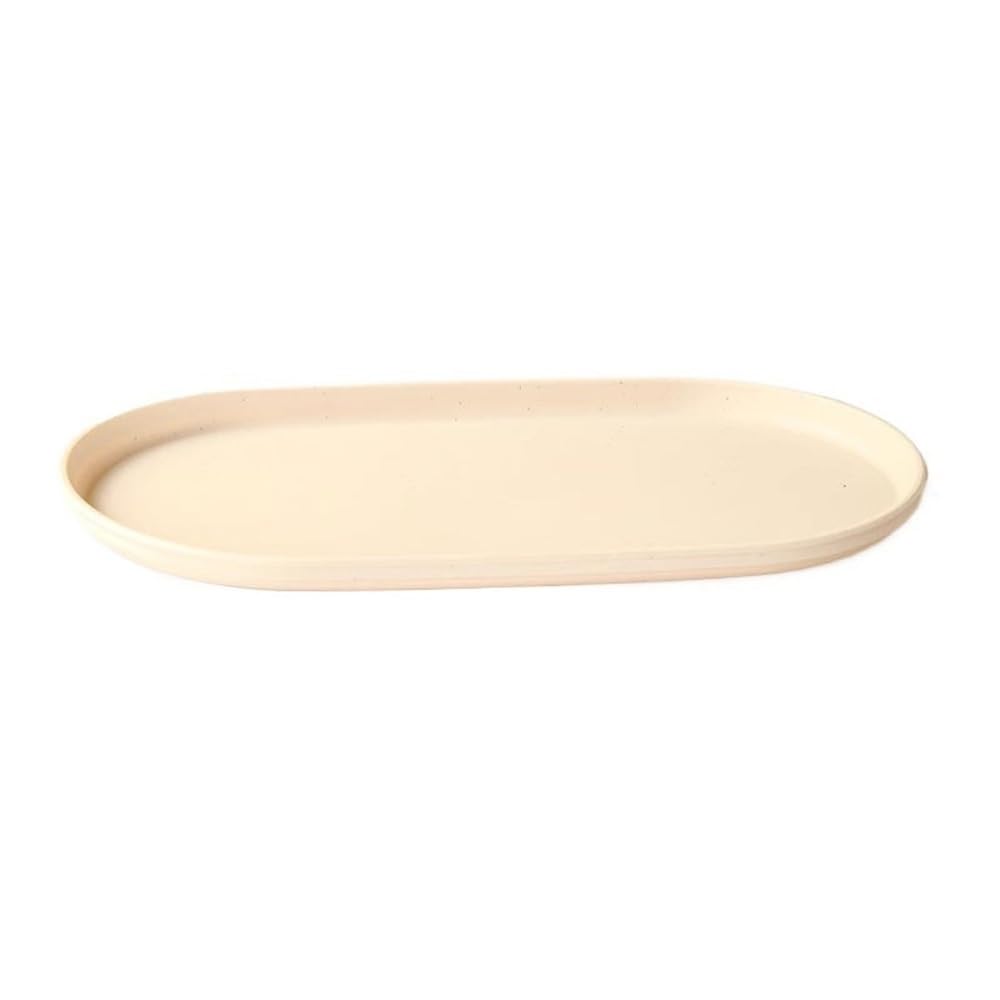 K5C7S3W9D6 plant dish saucer Plant Drip Tray 14.8 Inch Elliptical Saucers, Garden Home Plastics Potted Pallet(Beige)