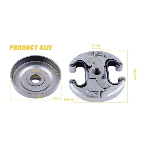 Kit pignon tambour d'embrayage 340 345 rechange OEM 503873072 motoculture