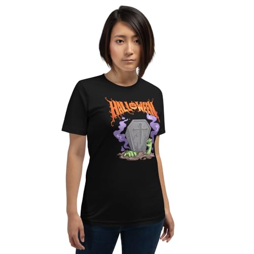 T-shirt Halloween Graveyard : fini les vêtements déformés après lavage