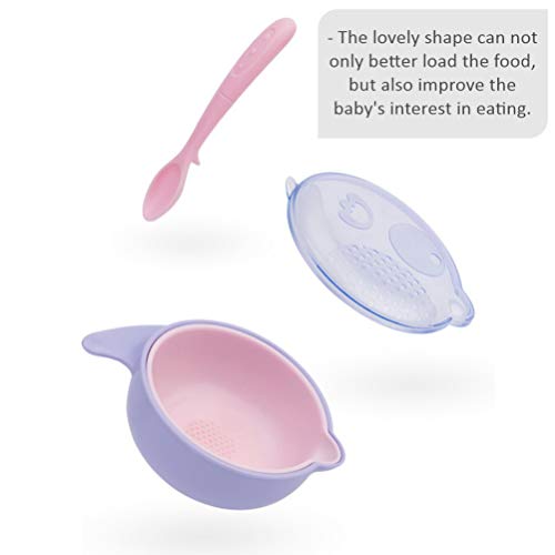 STOBOK Conjunto de AlimentaÃ§Ã£o de BebÃª Tigelas de SucÃ§Ã£o para BebÃª CrianÃ§a Tigela de Alimenta