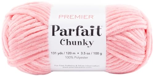 PREMIER YARNS Yarn Parfait Chunky Lemon, Pink Lemonade