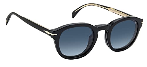 David Beckham DB 1080/CS Black Gold/Blue Shaded Clip-On 49/24/150 men Sunglasses3