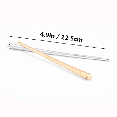 ICYANG 10 Pieces Women Hair Chopsticks Hair Sticks Hair Pin Hand-carved Lady Metal Hair Stick Vintage Painting hairpin Simple (Gold&silver)