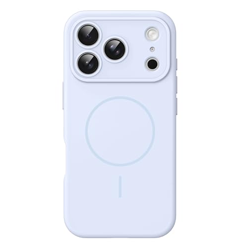 Image of JETech Magnetic Silicone Case for iPhone 17 Pro Max, Mist Blue