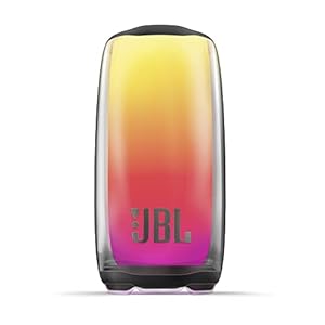 JBL Pulse 5 Bluetooth-luidspreker in zwart; Draagbare luidspreker met lichtshow, 12 uur afspeeltijd, IP67 stof- en waterdichtheid, compatibel met PartyBoost