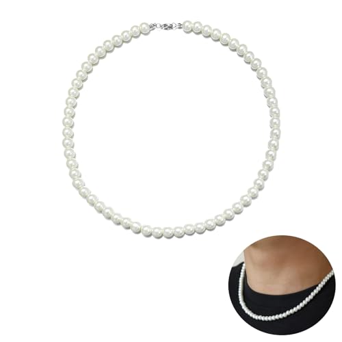 Regalo perfetto: adatta a ogni occasione, la collana di perle è un regalo perfetto e significativo per matrimoni, anniversari, Natale, compleanni, spose, damigelle d'onore, San Valentino, festa della mamma o lauree per donne, uomini, figlie, fidanzate o fidanzati.