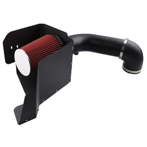 Kit admission d'air froid haut débit rouge pour Dodge Ram 1500 V8 5.7