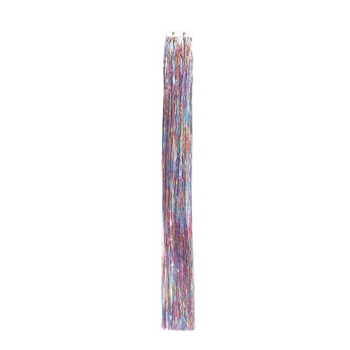 Tinsel Tape Ins Hair Extensions 10 Pcs Multicolor 20Inch