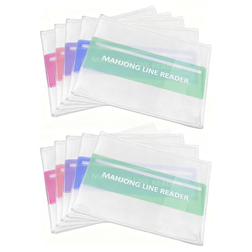 Set de 10 fundas y posicionadores para cartas Mahjong