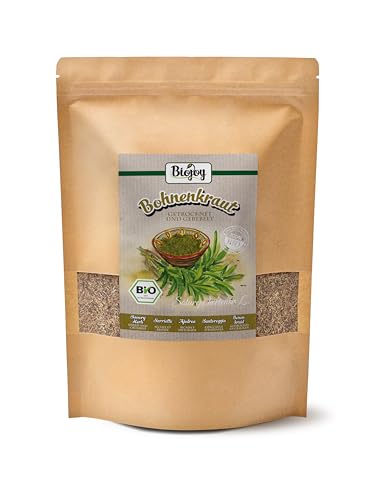 Biojoy Ajedrea Orgánica (250 g), secada y triturada, Té de Ajedrea (Satureja hortensis L.)