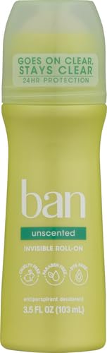 Ban Roll-On Desodorante Antitranspirante Sin Fragancia 3.5 oz miniatura 2