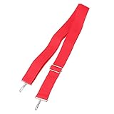 Vaguelly Nylon Snare Drum Strap with Metal Hook for Comfortable Carrying for Djembe Bougarabou and Marching Drums Red Color Ages