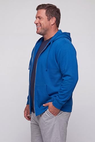 Image of KingSize Men's Big & Tall Fleece Zip-front Hoodie Jacket