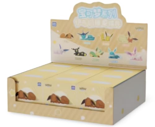 Image of Pokemon Eeveelution Sleeping Figure | Holly Box | For Collectors 15+ Years | Set of 9 Blind Boxes