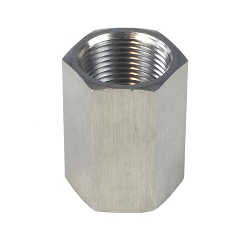 Image of HFS(R) Hex Coupling Coupler 1 /2 inch Female NPT x 1 /2 inch Female NPT Stainless Steel 304