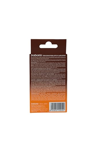 Babaria - Kij do twarzy Spf 50 Twarzy | Krem przeciwsłoneczny na sztyfcie 20ml | Ochrona przeciwsłoneczna 50 Twarzy | Solar Glow Solar Shine 50 | Stick Solar Babaria
