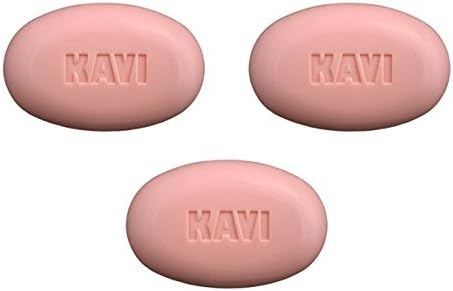 KAVI 3 Pack Coral Salicylic Sulfur Soap