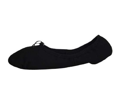 Womens TotalSTRETCH Canvas Split Sole Ballet Shoes by Angelo Luzio (Peach, 9)