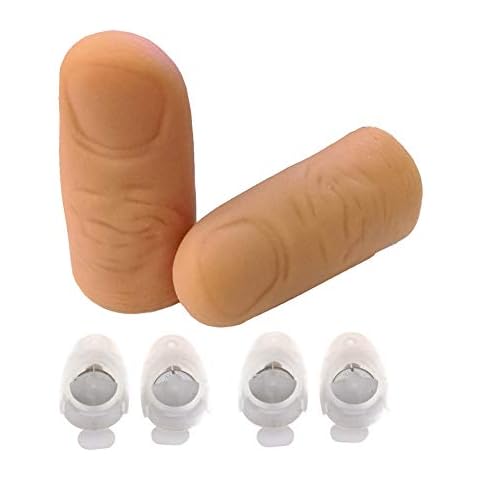 VANTIYAUS Finger Lamps(3Packs/ 6PCS) Thumbs,Magic Prop Party Bar Show Perform Lamp, Magic Trick, Fake Finger, Prank Tool for Halloween Cover