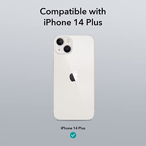ESR for iPhone 14 Plus Case Cover, Compatible with MagSafe, Military-Grade Protection, Yellowing Resistant, Scratch-Resistant Back, Magnetic Phone Case for iPhone 15 Plus, Classic Series, Clear