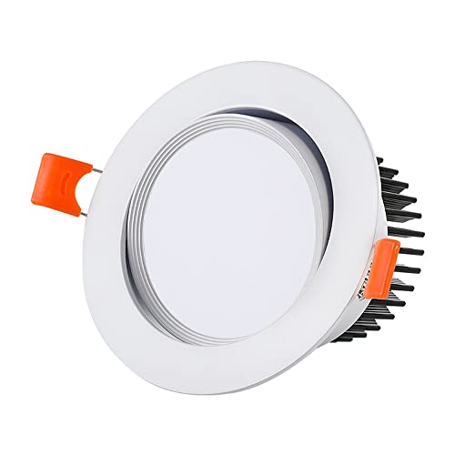 SANBDDLYY Lampada da Incasso a soffitto a LED ad Angolo Regolabile 3/5/7/12/15/20/30W Lampada da Pannello Selezionabile 2700K/3000K/4000K/6000K for Interni (Color : 3W(L), Size : 4000K Nature Light)(7