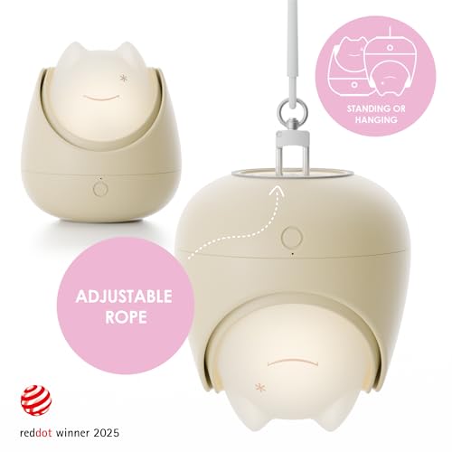 Nosiboo Zigg Sleep Trainer Baby Room Night Light (Beige) - Image 4