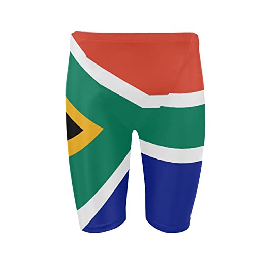 Dallonan Jmmers Swimsuit Men South African Flag Beach Swimming Trunks Medium