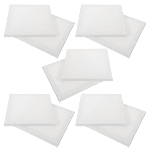 Lienzos para pintar 20x20 de algodón con bastidor de madera para óleo 2