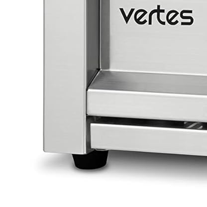 VERTES Crepes Maker Elektrisch aus Edelstahl mit 40cm Platte, 3000W, Antihaftbeschichtung, Temperatur Stufenlos Regulierbar von 50-300°C, Inkl. Holzverteiler, Gastro Profi Crepesplatte Crepesmaker – Bild 8