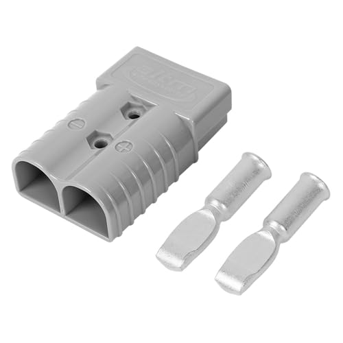 350A Battery Connector AWG 2/0 Quick Connect Battery Modular Power Connectors Quick Disconnect (Grey)