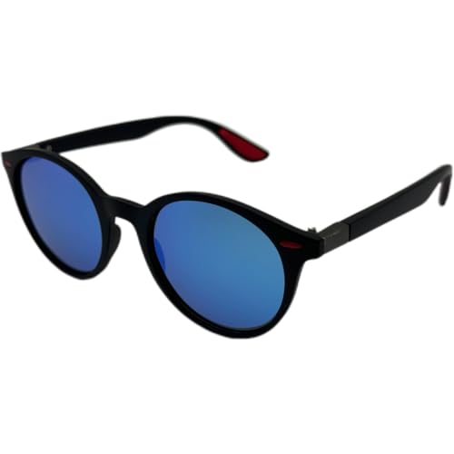 Image of Polarized Sunglasses, Unisex, UV Protection, Round Shape Ideal for Fishing, Beach, Driving, Traveling, and Cycling