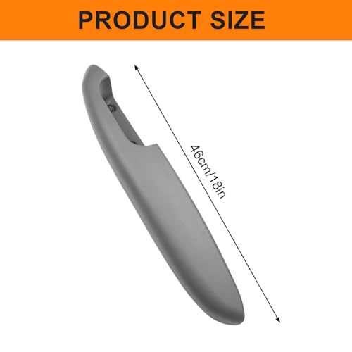 80979 80980 Front Door Arm Rests Compatible with Chevy Suburban Silverado Sierra C/K Series 1995-2002 Select Model, Light Grey Door Armrest Driver and Passenger Side Pair Replaces 15999135 15999136 by ApexAuto - Used condition - Image 5