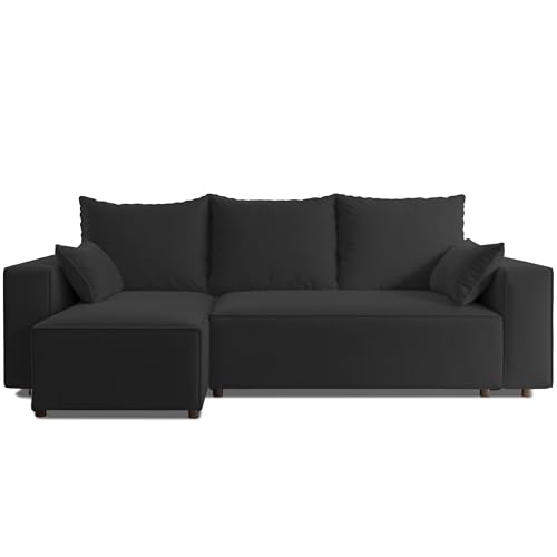 4ALL HOME Ecksofa mit Schlaffunktion Tobi 246x145 cm - Couch - So...