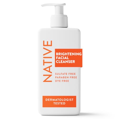 Native Brightening Facial Cleanser, for Normal Combination Skin, Sulfate Free, with Niacinamide and Vitamin C, Dermatologist Tested, 12.5 FL Oz - image 1
