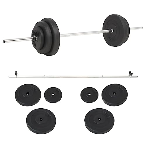 Barre de musculation réglable 30 kg pour s'entraîner efficacement chez soi