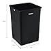 Global Industrial Square Plastic Garbage Can, 35 Gallon Capacity, Indoor/Outdoor Rated, 19-1/2
