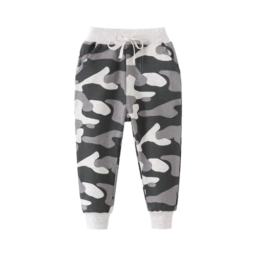 Little Boys Cartoon Pattern Cotton Drawstring Elastic Sweatpants Sport Jogger Pants with Pocket2