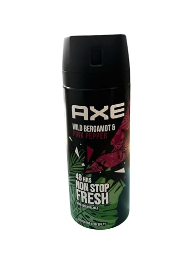 Axe - Desodorante en spray para hombre, 6 unidades, 'Wild Fresh Bergamot & Pink Pepper', 150 ml
