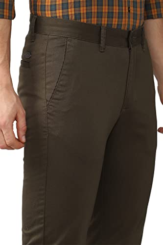 Image of Van Heusen Men's Mid Rise Tapered Fit Business Casual Trouser