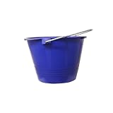 PIKAPPA 625 Sicherheitseimer aus Kunststoff mit geformtem Griff gegen Umkippen, Farbe Blau.