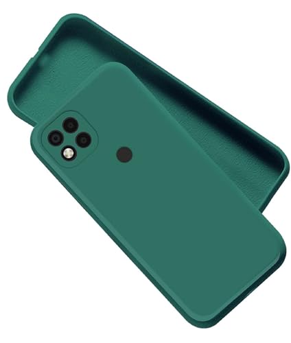 Image of A rtistque Back Cover Case for Redmi 10A / 10A Sport /Redmi 9 / Redmi 9 Active /Poco C31 with Camera Protection | Shockproof TPU | Stylish Protective Design | Slim Fit | Ultra Matte - Green