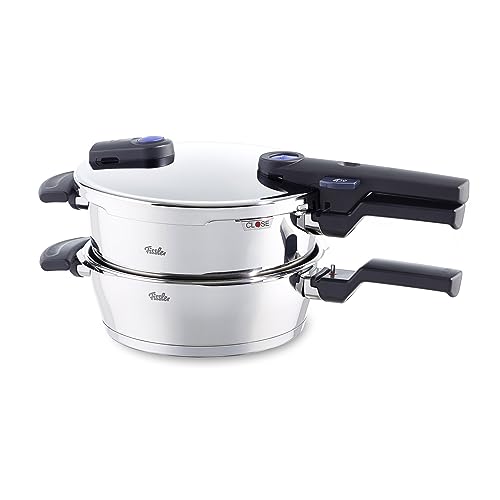 Schnellkochtopf-Set Fissler vitaquick, 2-teilig, Edelstahl, Induktion