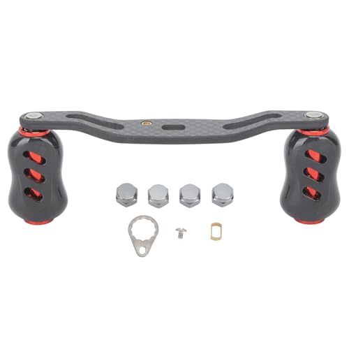 Moulinet de pêche poignée carbone 95 mm pour corriger le déséquilibre d'un culbuteur baitcasting