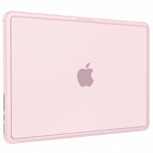 Image of MOSISO Compatible with MacBook Pro 14 inch Case M5 M4 M3 M2 M1 2026-2021 | Enhanced Shock-Absorbing Perimeter Matte Hard Case, A3427 A3426 A3434 A3112 A3185 A3401 A2918 A2992 A2779 A2442, Pink