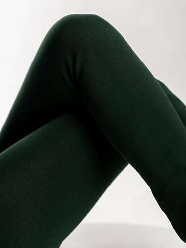 Image of Theater Fur Opaque Stockings for Women | Fleece Lined Free Size Full Length Stretchable and Warm Tights with Soft Comfortable Waistband