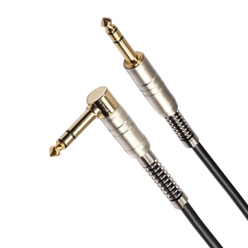Cable adaptador audio Jack 6.35mm macho a macho 1 metro miniatura 3